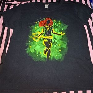 Tee Fury Phoenix black shirt size XL